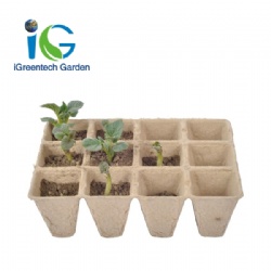 Biodegradable Papepr Pulp Waterproof Seed Starter Tray For Sale